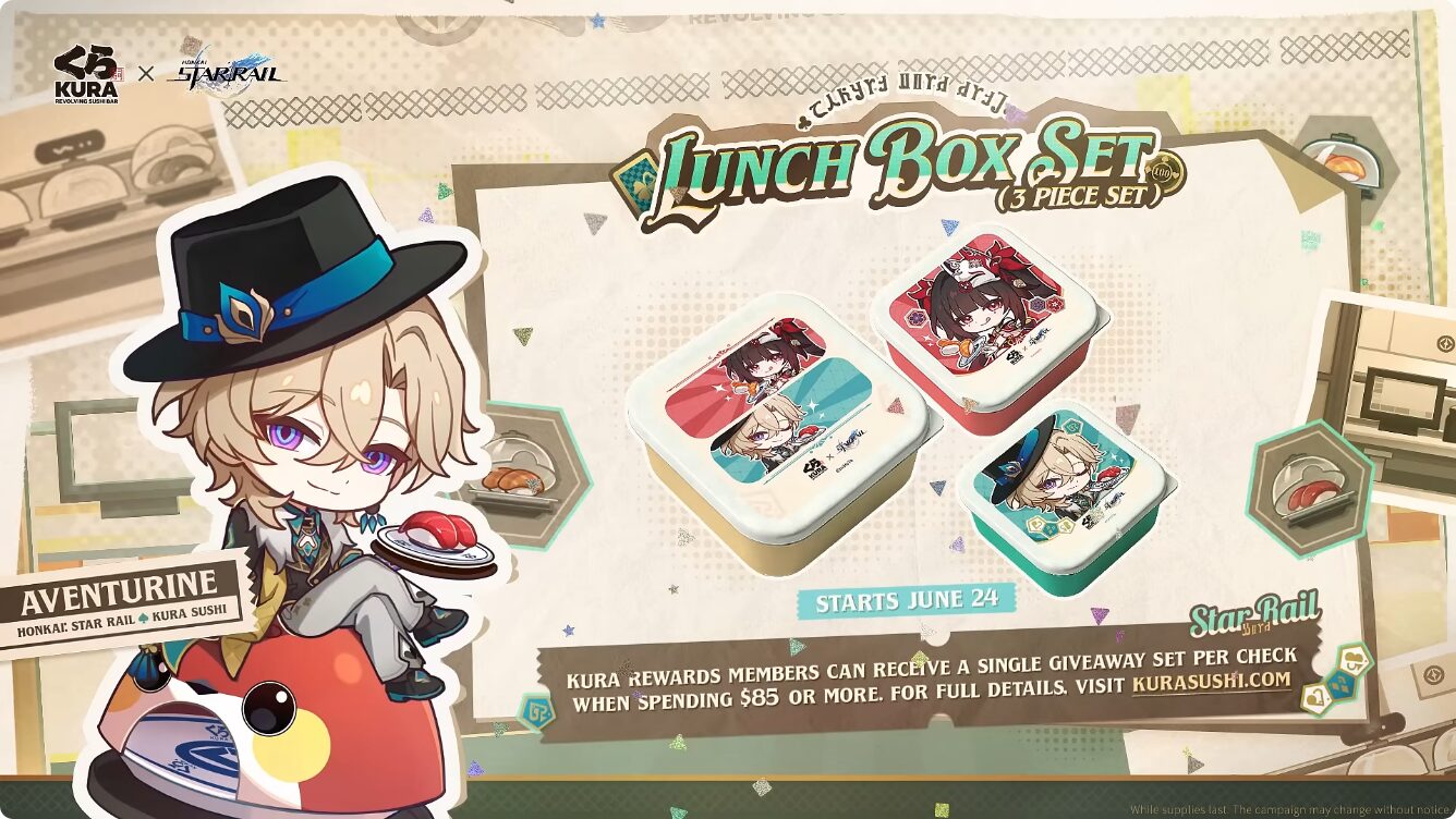 確認用　崩壊スターレイル　アメリカ　くら寿司 崩壊：スターレイル』と『Kura Sushi』とのコラボがアメリカで開催決定