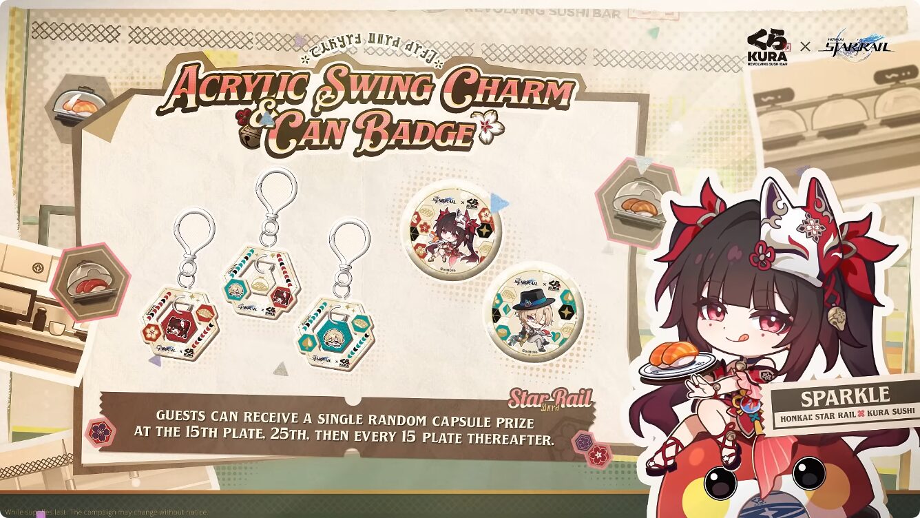 崩壊：スターレイル』と『Kura Sushi』とのコラボがアメリカで開催決定